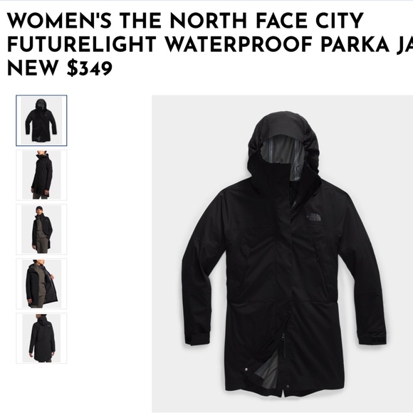 The North Face City Futurelight Parka Black Size XL EUC - Picture 2 of 12